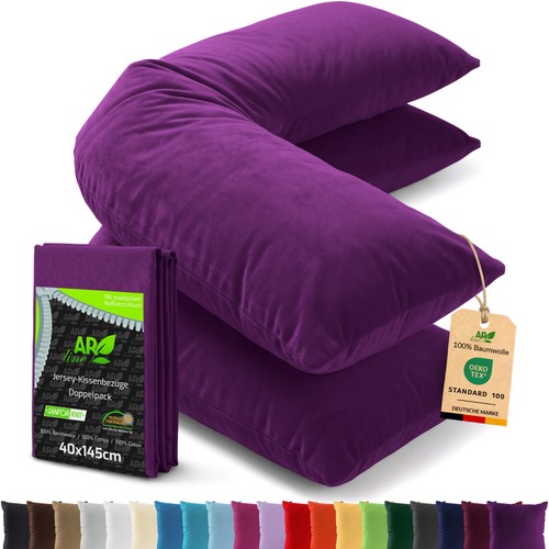 2er pack jersey kissenbezug - 2er,