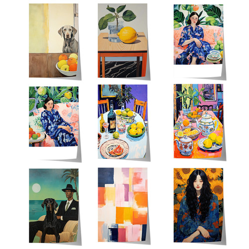 Moderne kunst poster - poster,