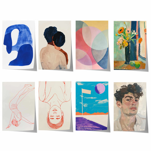 Moderne kunst poster - kunst, abstrakte