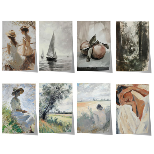 Vintage impressionismus poster - vintage,