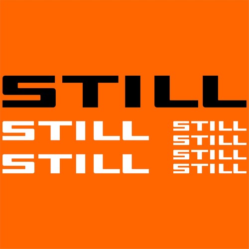 Still aufkleber sticker - still,