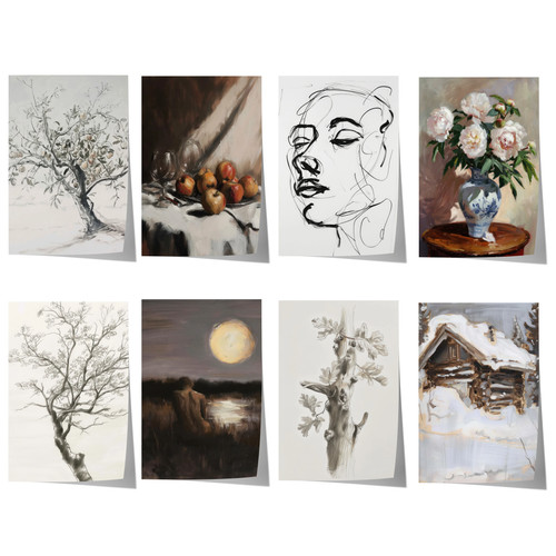 Moderne vintage kunst poster - moderne,