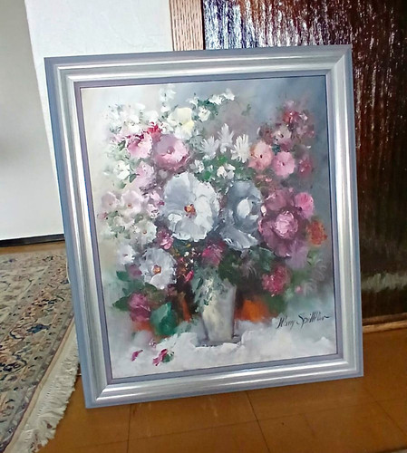 Gerahmtes blumen stillleben - blumen,